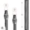 Flextron Gas Line Hose 1/2'' O.D. x 48'' Length with 3/8" MIP Fittings, Stainless Steel Flexible Connector FTGC-SS38-48G - alternate 4